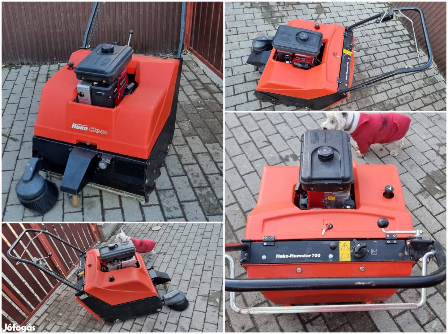 Hako Hamster 700 V Briggs&Stratton 3.5Le benzines ipari seprőgép