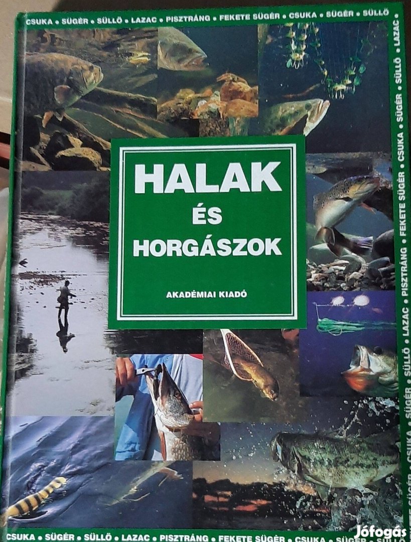 Halak és Horgászok új könyv