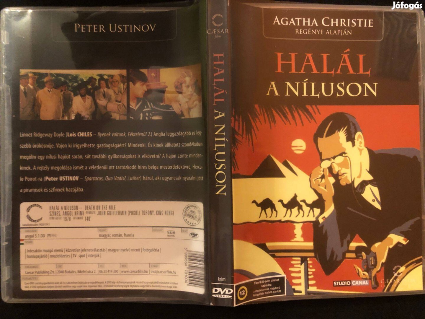 Halál a Níluson DVD (Agatha Christie, Lois Chiles)
