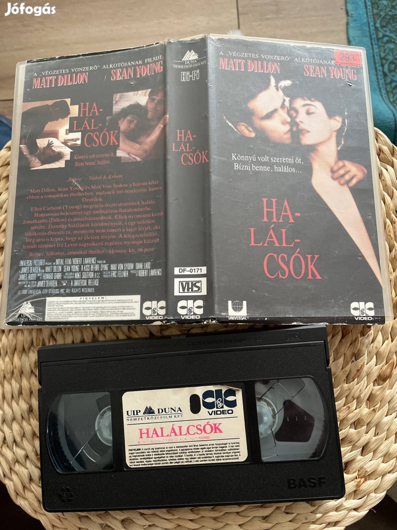 Halálcsók vhs film