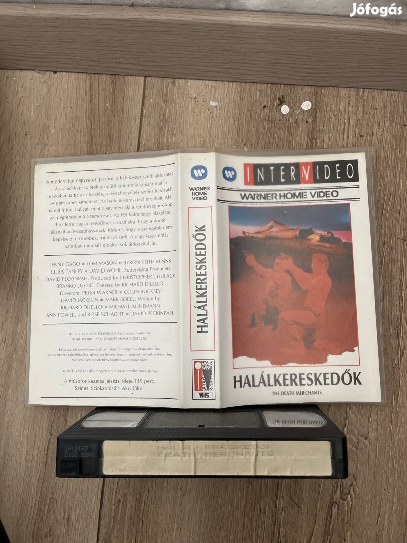 Halálkereskedők vhs nagytok intervideo