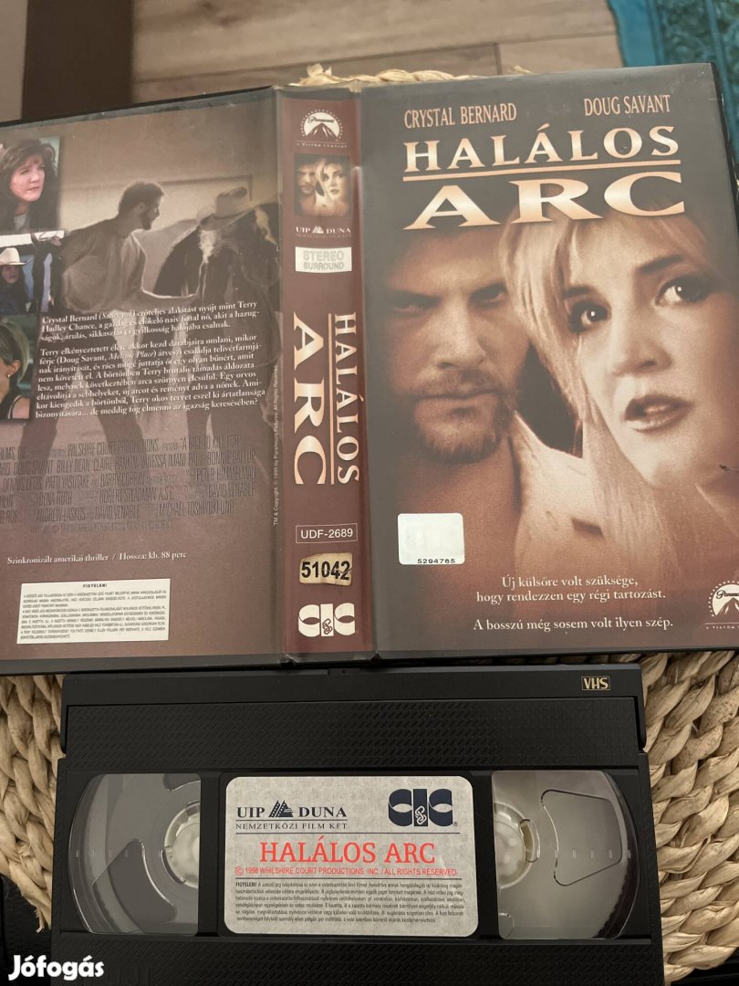 Halálos arc vhs