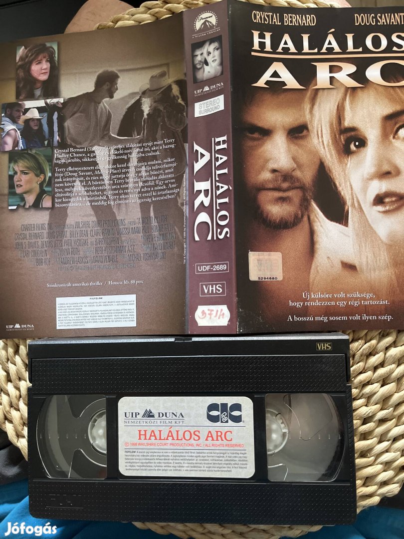 Halálos arc vhs