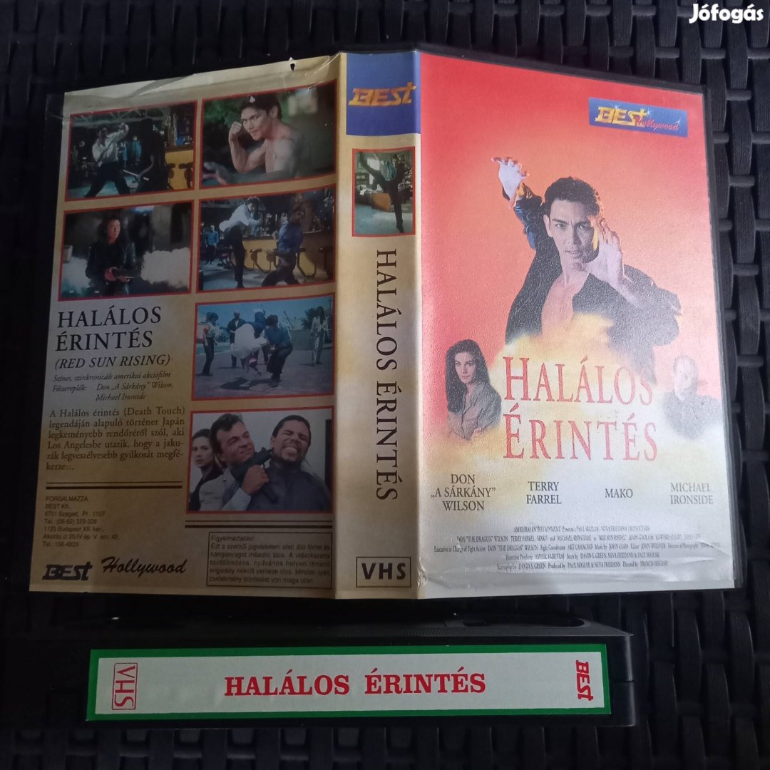 Halálos érintés - akció vhs - Don  the dragon Wilson