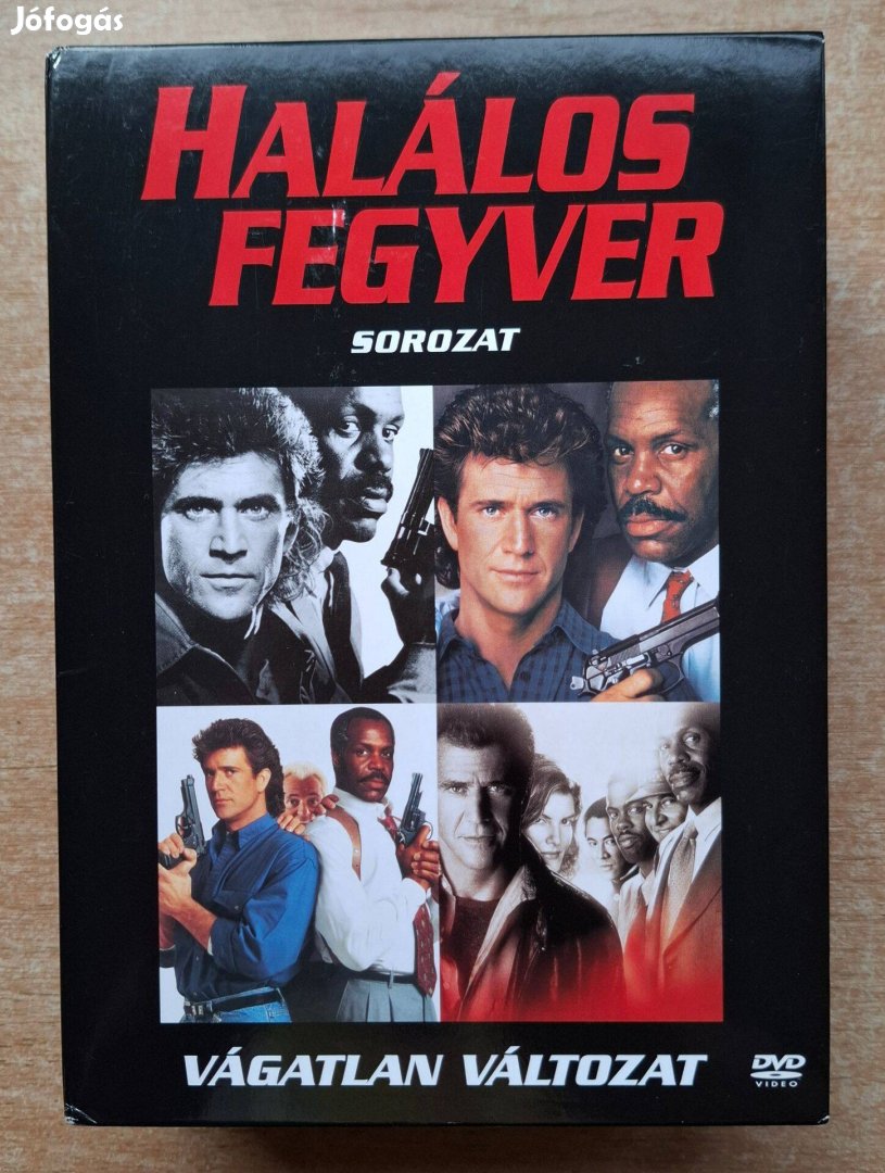 Halálos fegyver 1-4. (1987-1998) Kerülj Szinkronba DVD