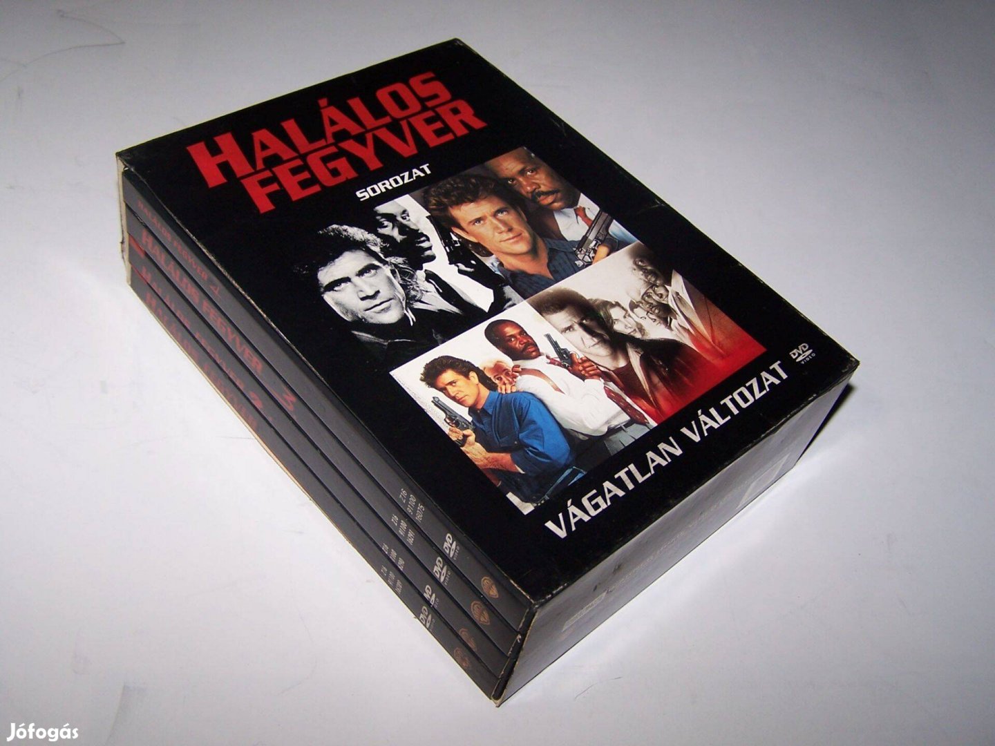 Halálos fegyver 1-4 pattintótokos, feliratos verzió DVD-n,