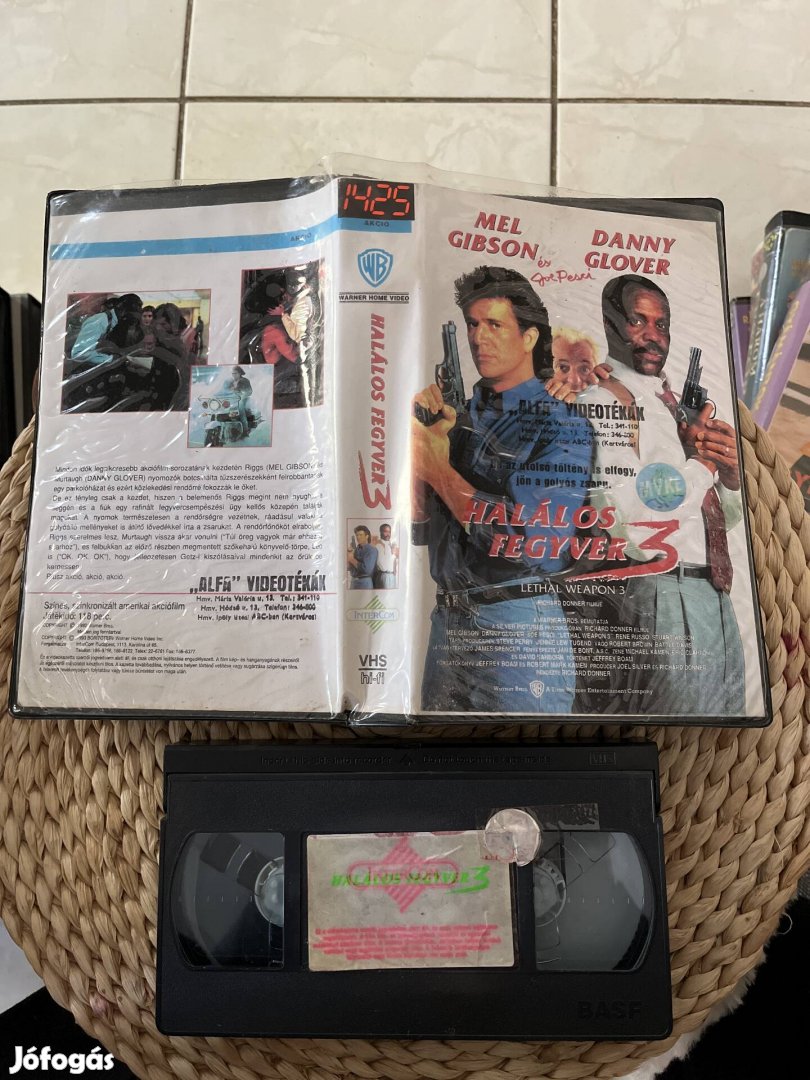 Halálos fegyver 3 vhs m film