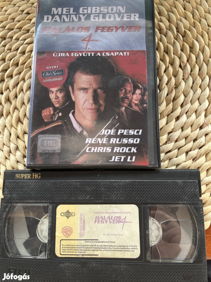 Halálos fegyver 4 vhs