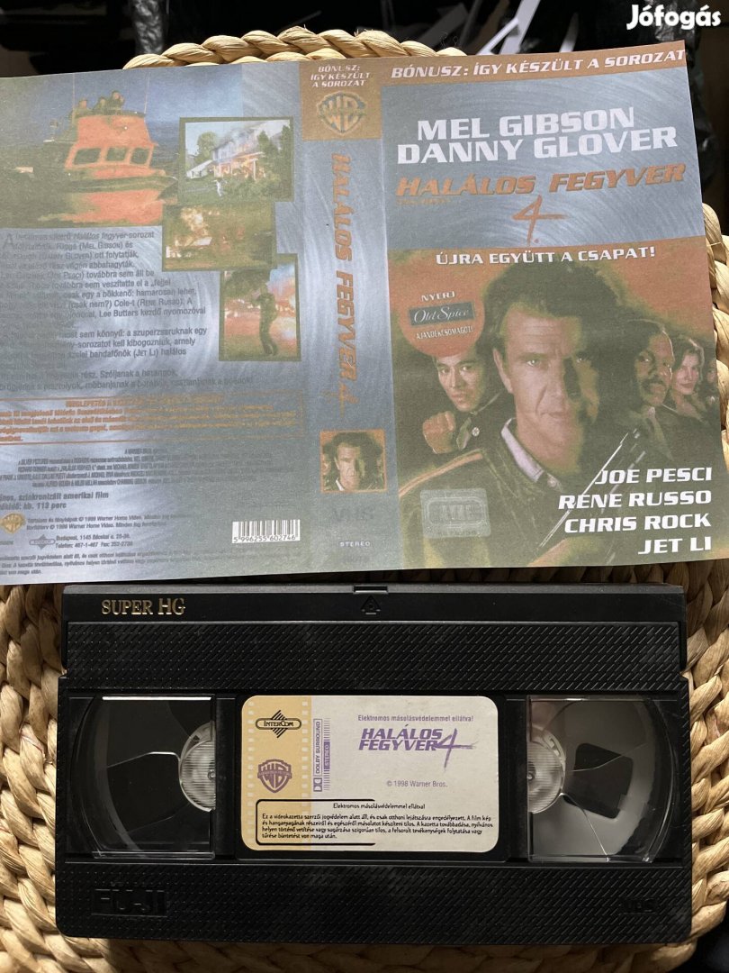 Halálos fegyver 4 vhs m