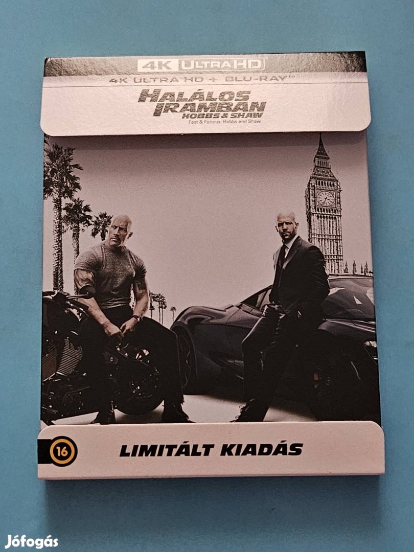 Halalos iramban Hobbs és Shaw 4k (fémdoboz) Blu-ray