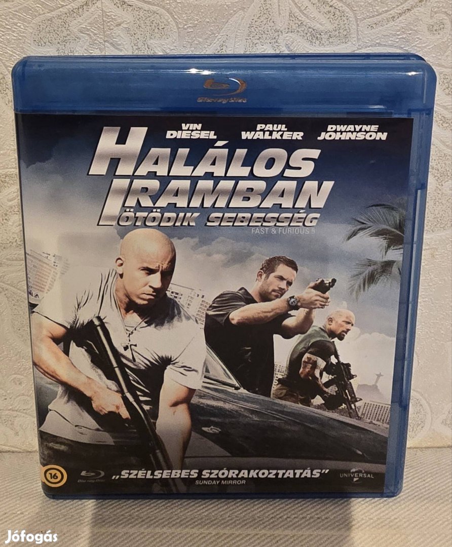 Halálos iramban:Ötödik sebesség blu ray