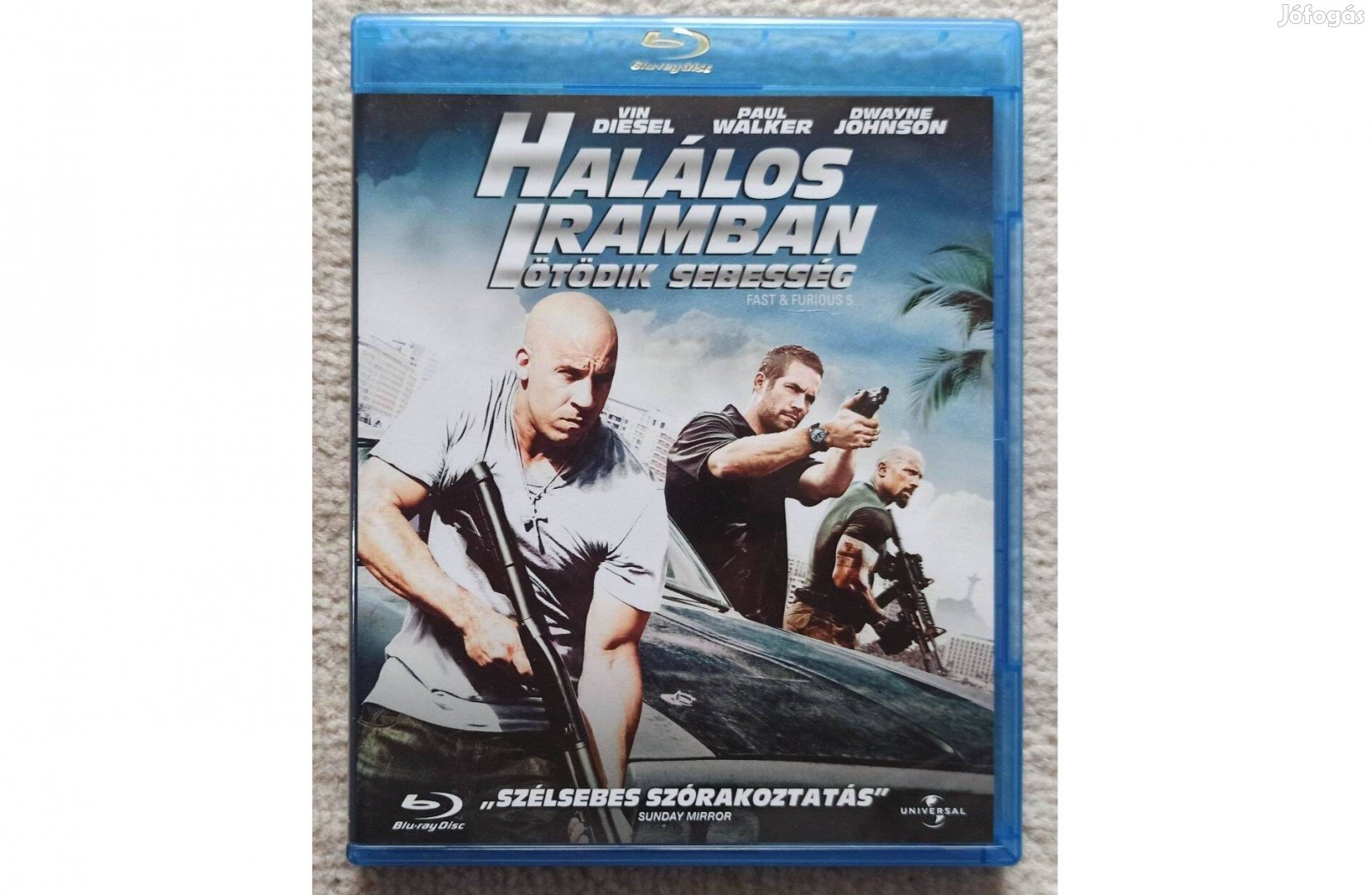Halálos iramban: Ötödik sebesség blu-ray blu ray film