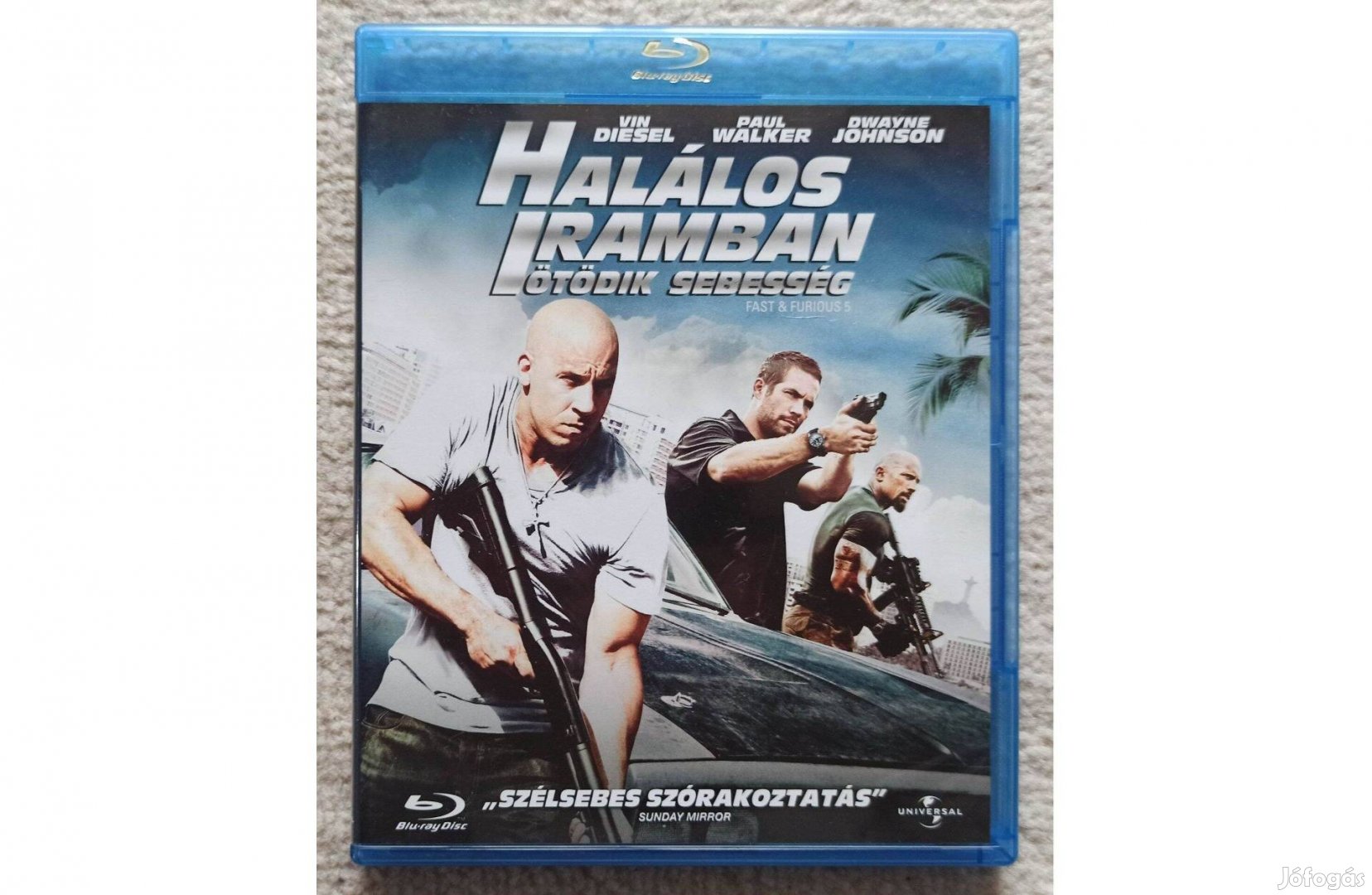Halálos iramban Ötödik sebesség blu-ray blu ray film