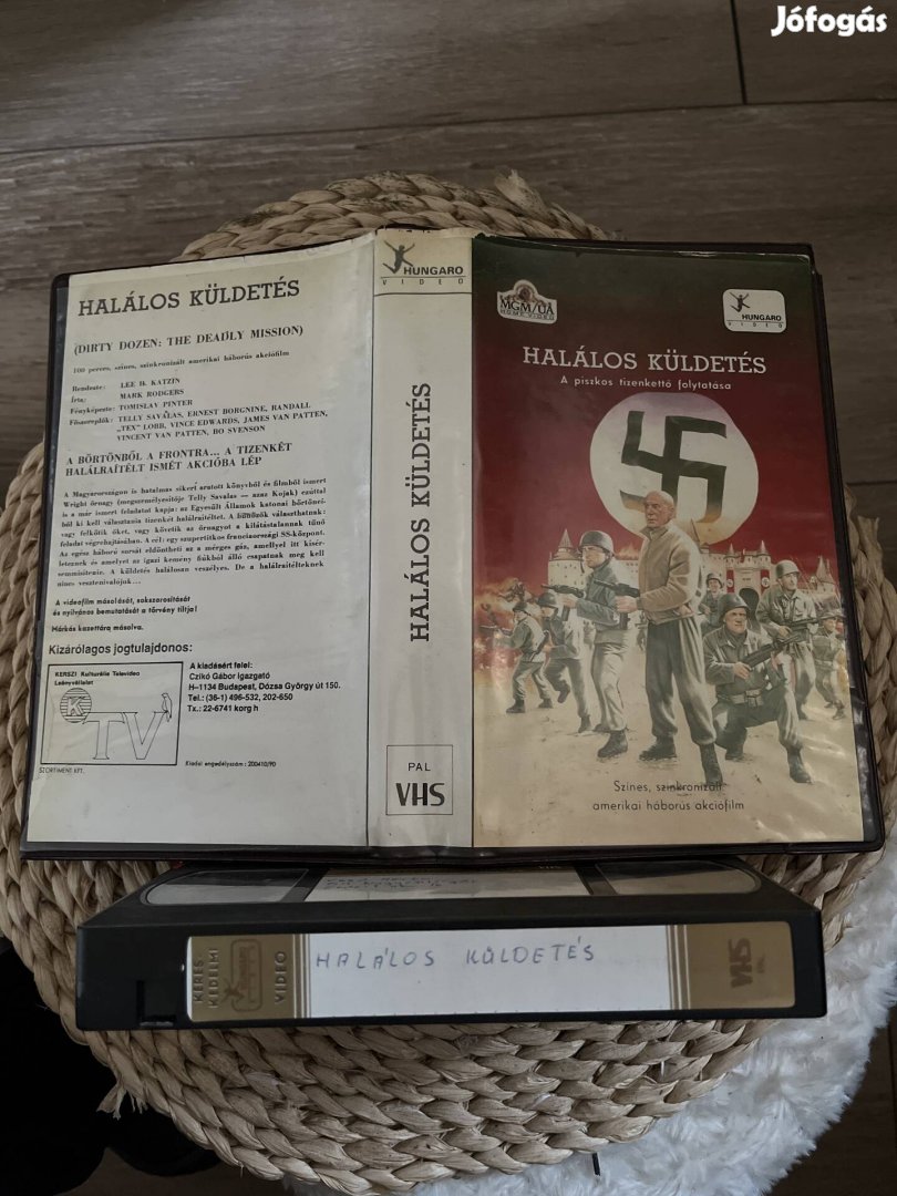 Halálos küldetés vhs film hungarovideo