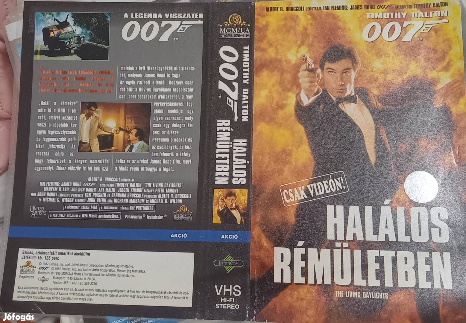 Halálos rémületben - akció vhs - nagytok