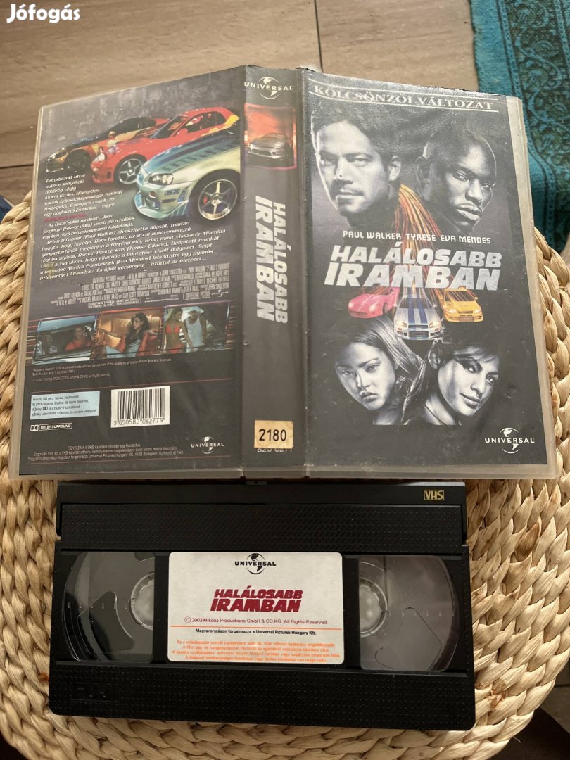 Halálosabb iramban vhs film