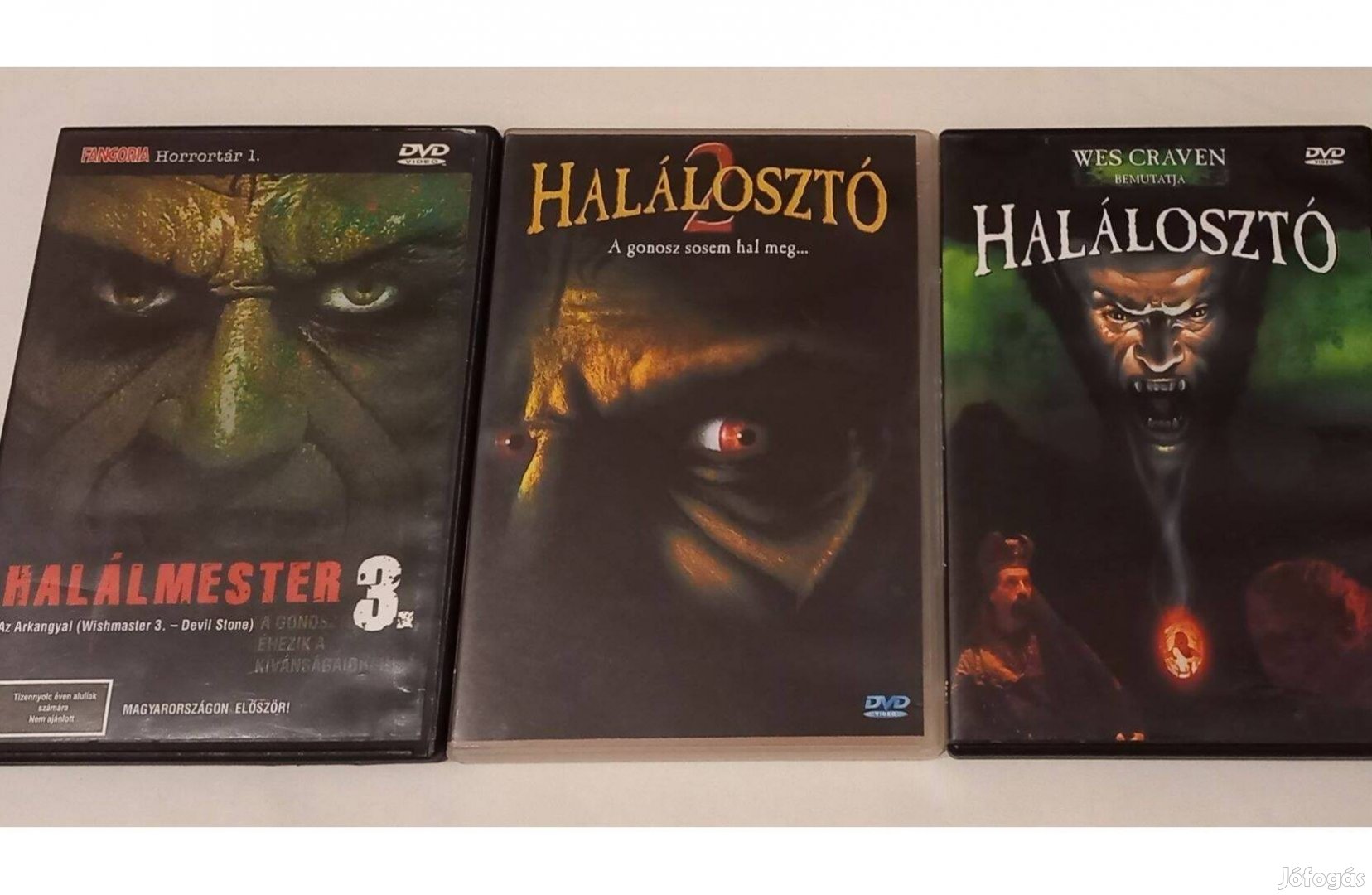 Halálosztó - Halálmester 1-2-3. Dvd Filmek , Trilógia egyben