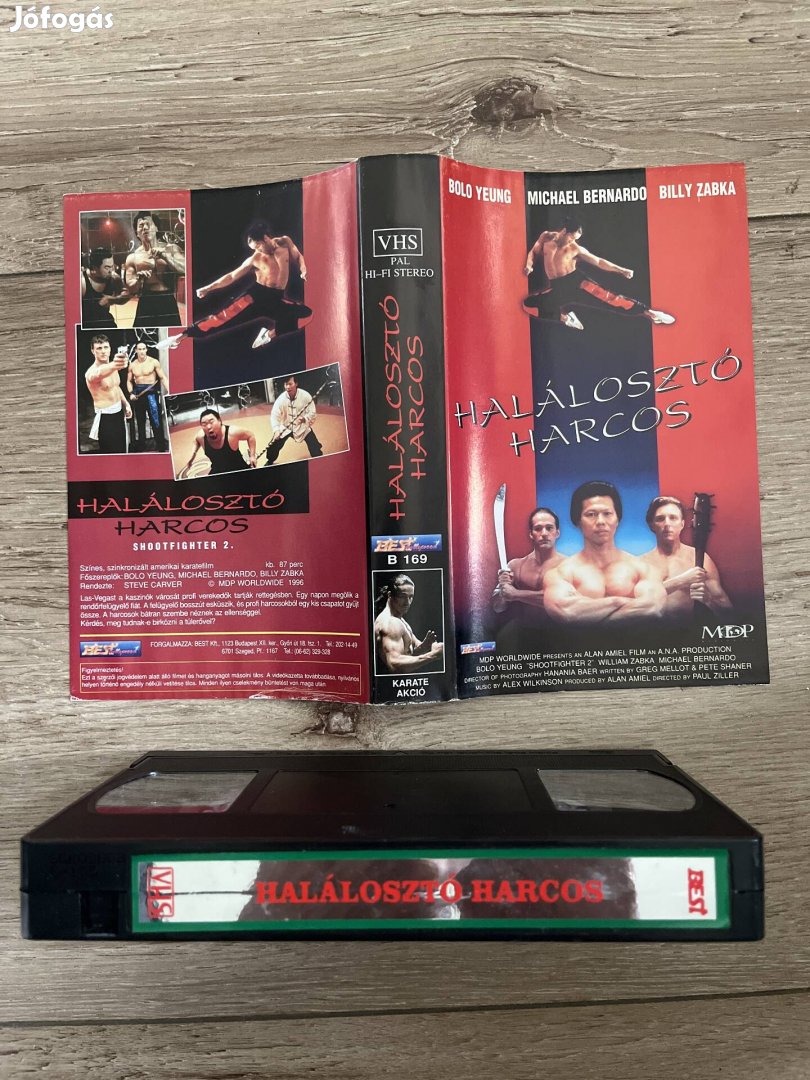 Halálosztó harcos vhs 