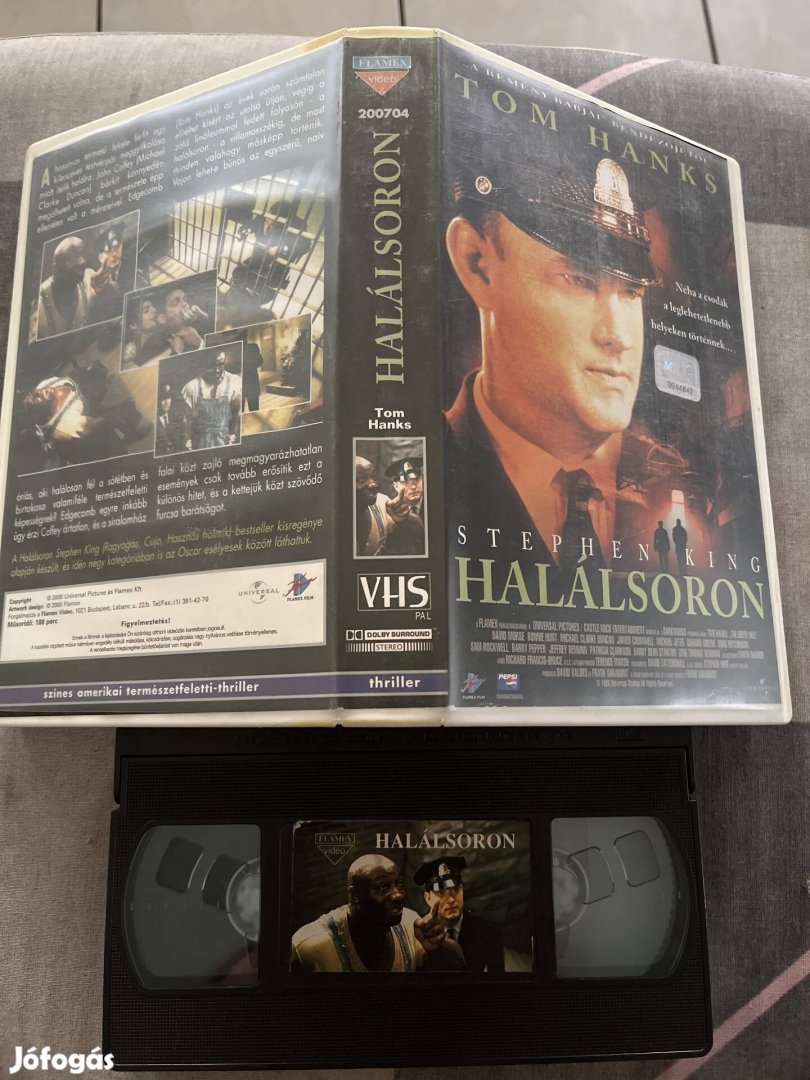 Halálsoron vhs film hh 
