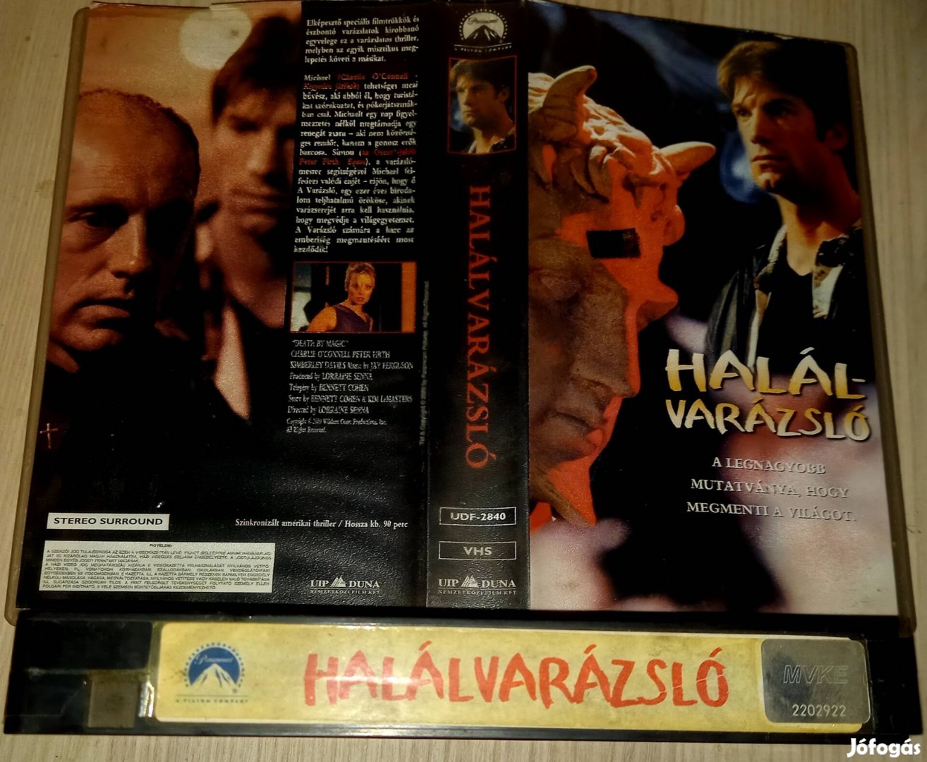 Halálvarázsló - thriller vhs 