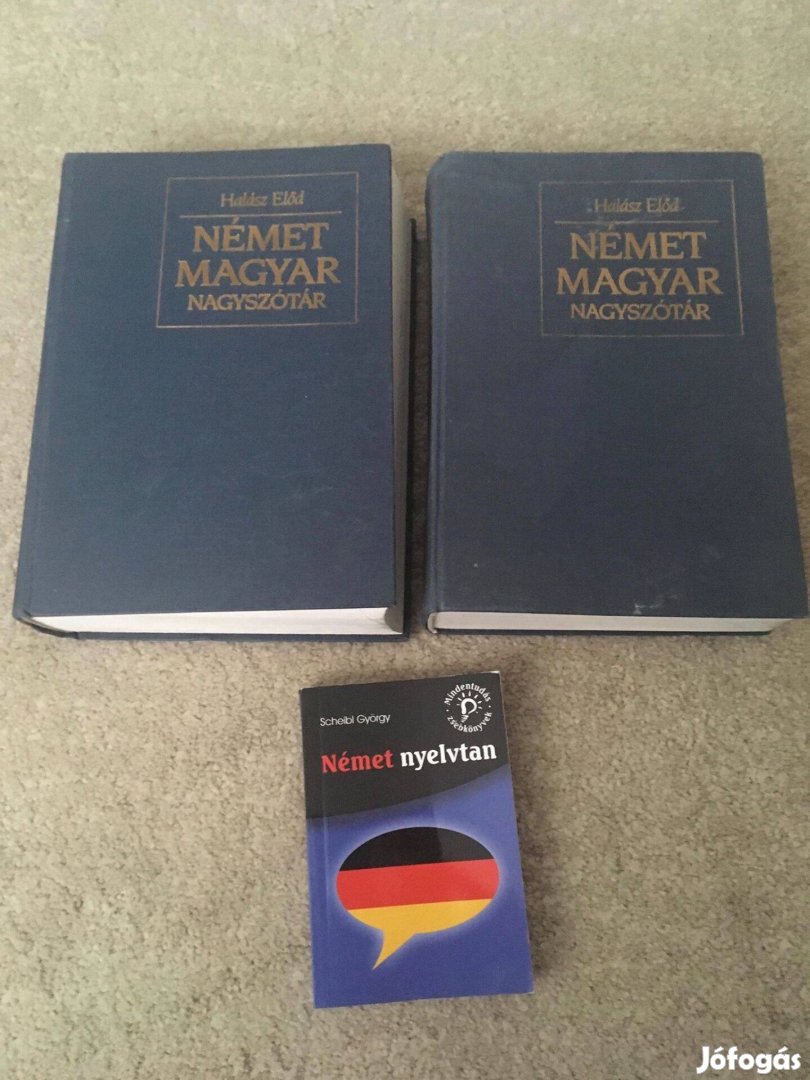 Halász Előd Német-Magyar nagyszótár szótár