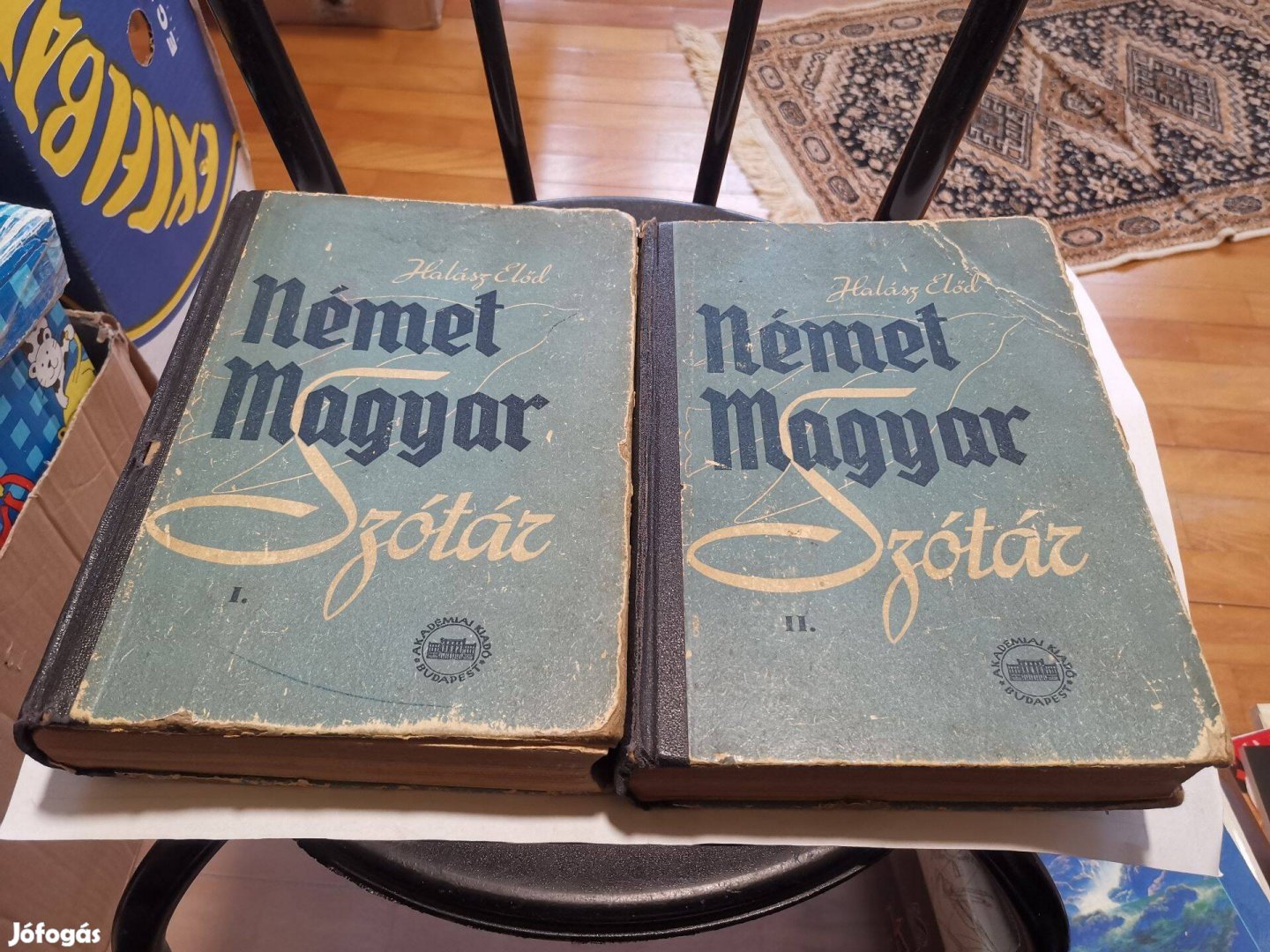 Halász Előd - Német-magyar szótár I-II. - nagyszótár 1952 -