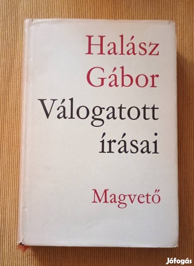 Halász Gábor Válogatott írásai 