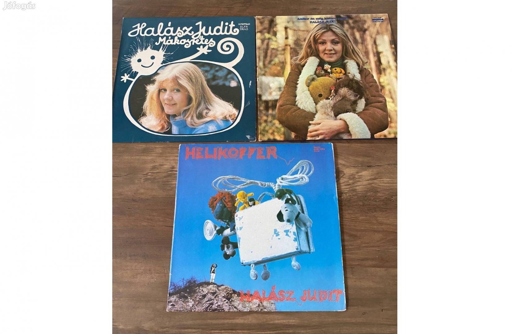 Halász Judit 3 db hanglemez