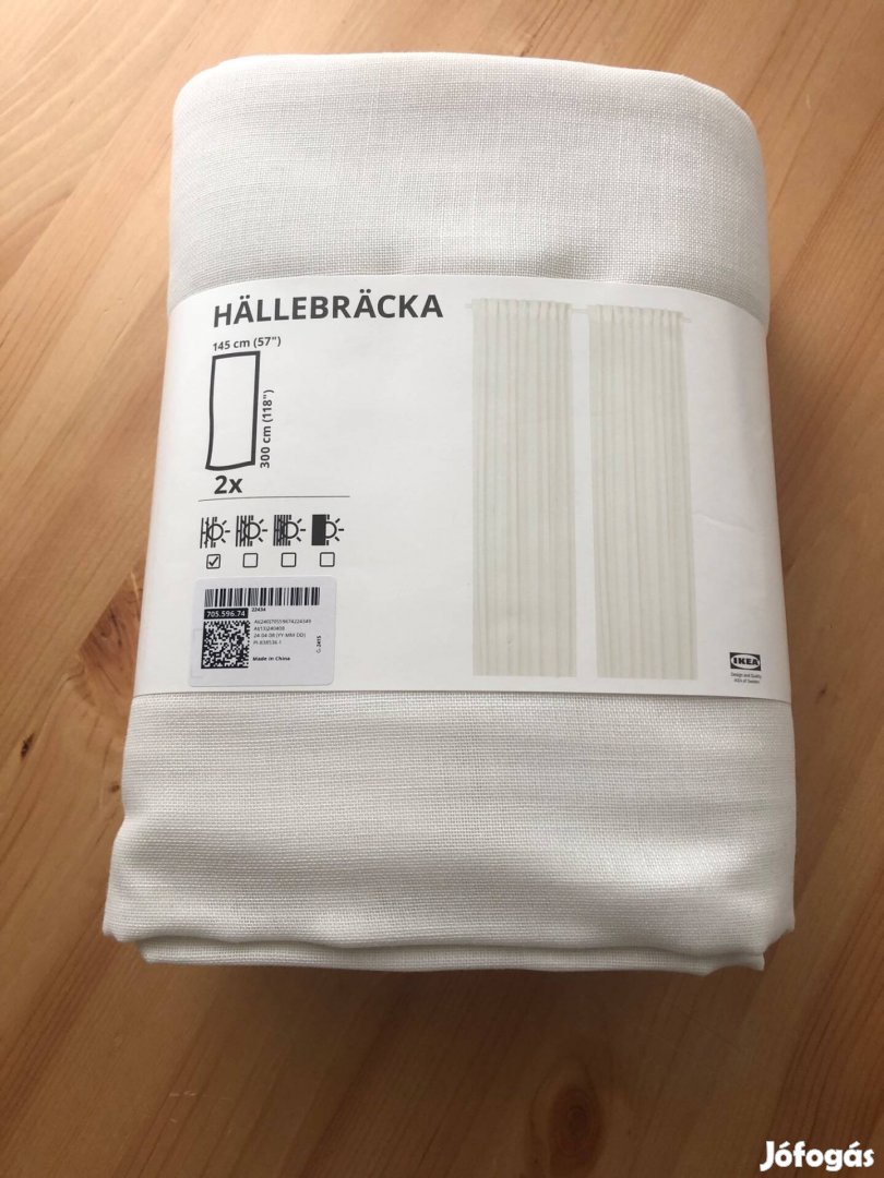 Hallebracka áttetsző függöny Ikea