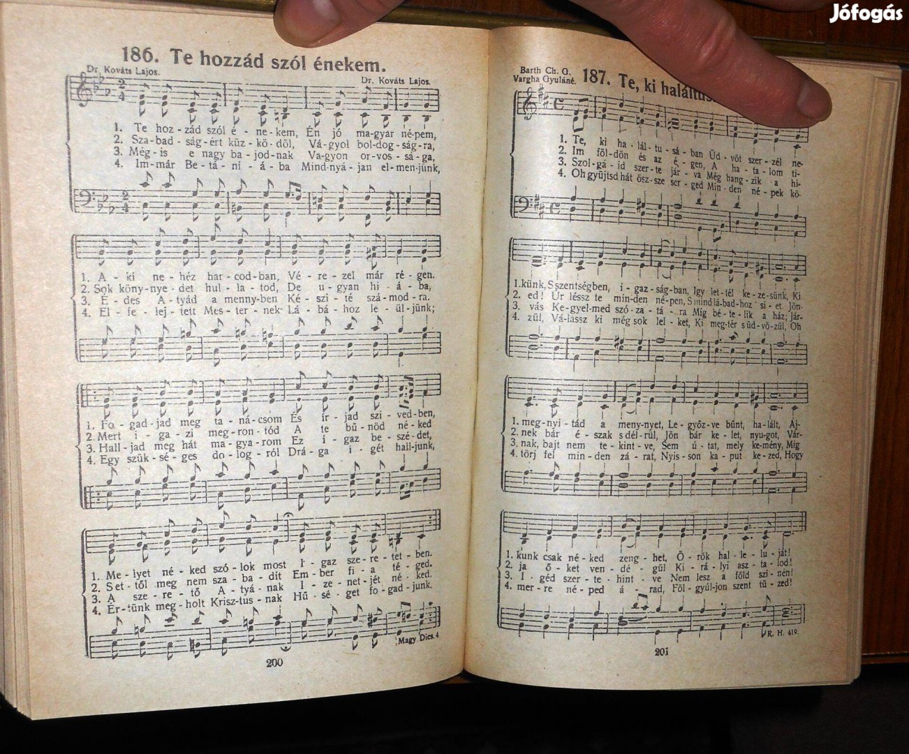 Hallelujah- evangéliumi énekek könyve eladó