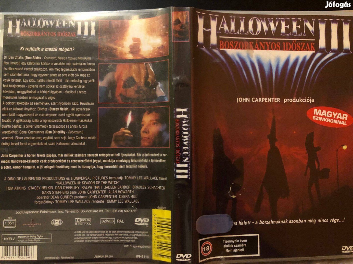 Halloween 3. Boszorkányos időszak (John Carpenter) DVD
