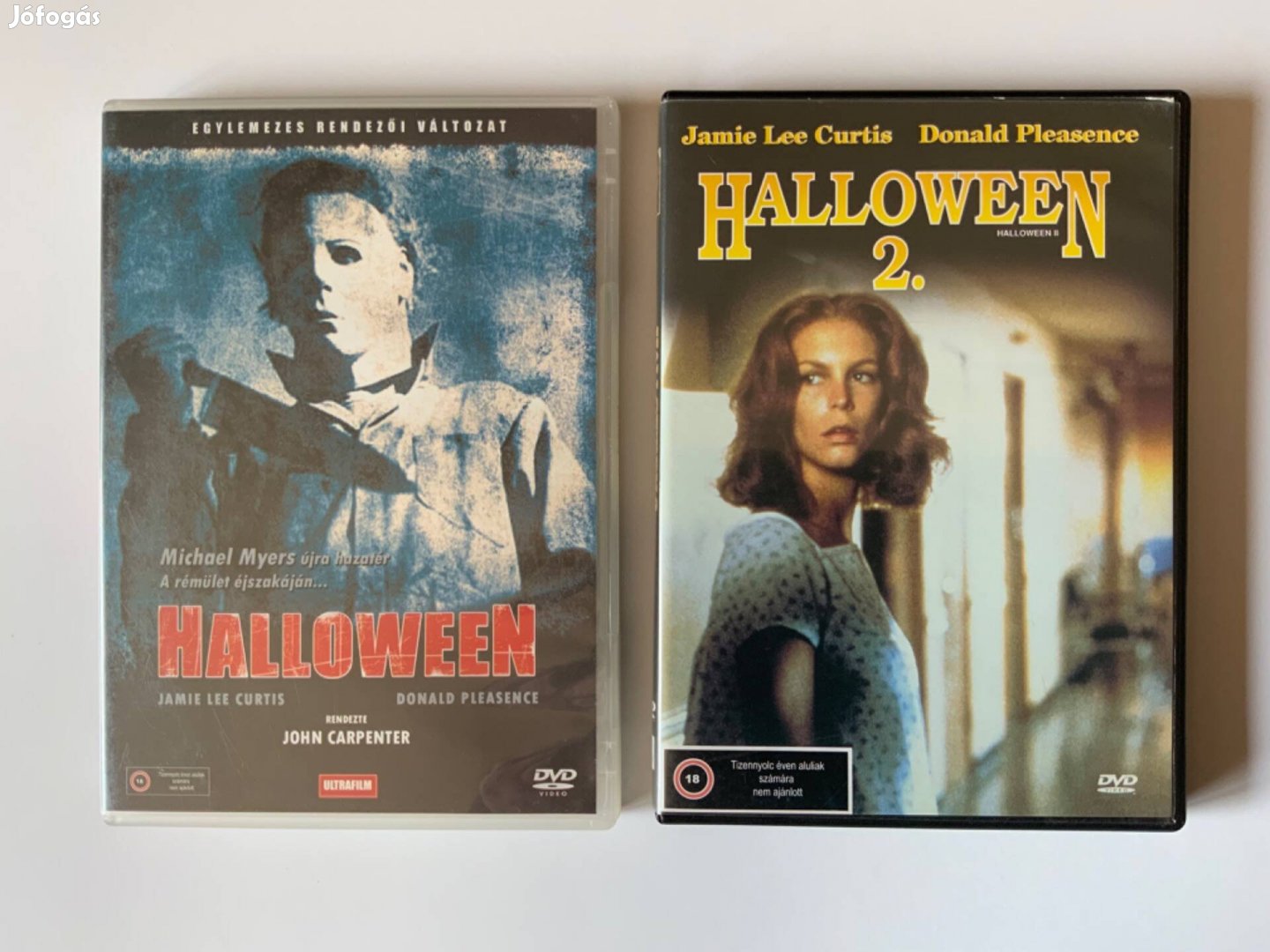 Halloween (1978) és Halloween 2 (1981) DVD ritkaság eladó
