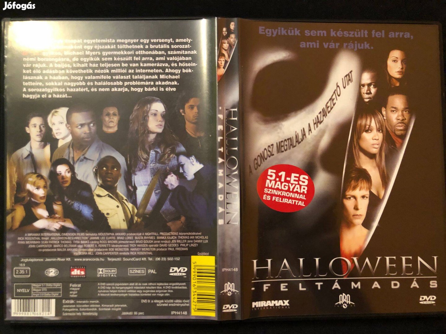 Halloween - Feltámadás (karcmentes, Jammie Lee Curtis) DVD