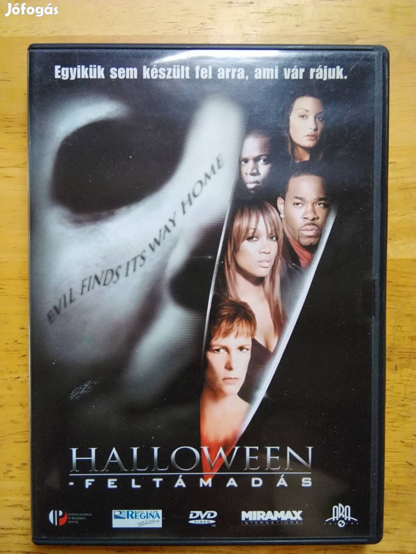 Halloween - Feltámadás újszerű dvd Jamie Lee Curtis 