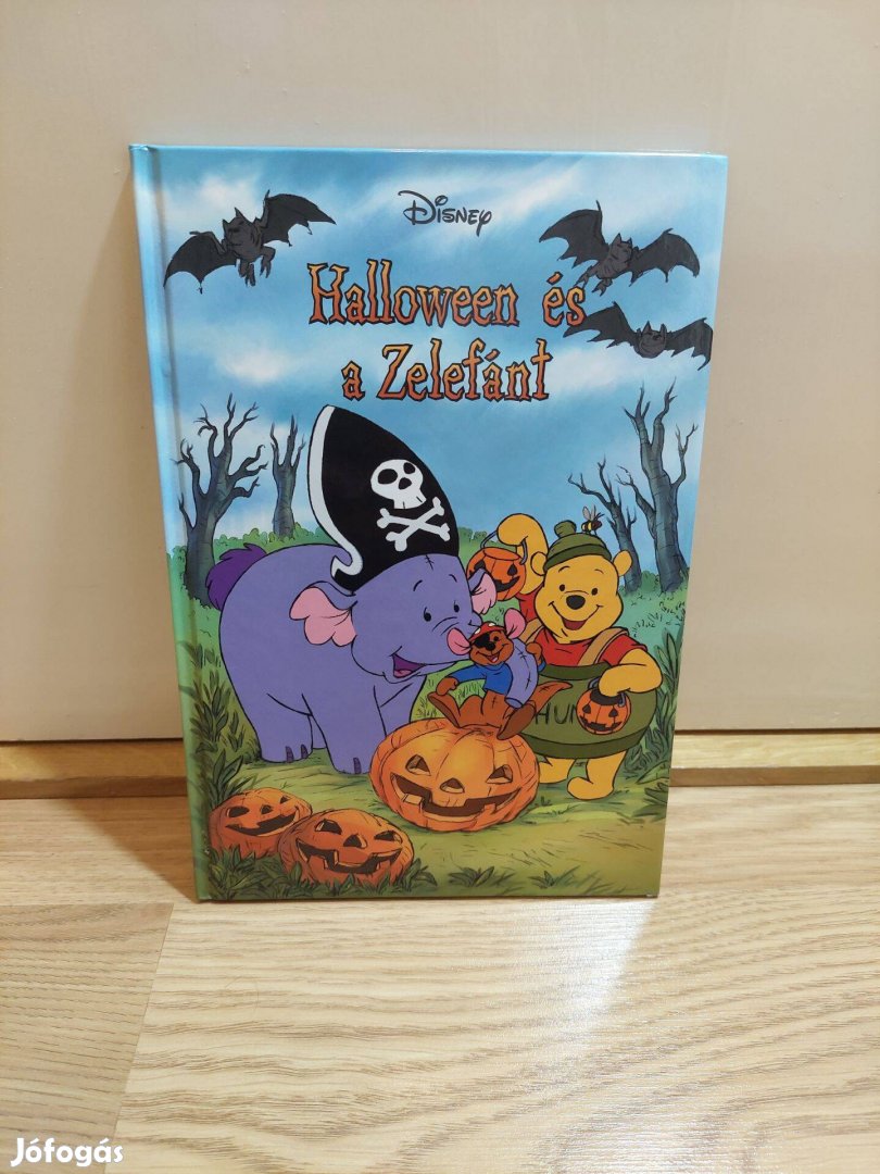 Halloween és a Zelefánt disney mesekönyv, gyerek könyv