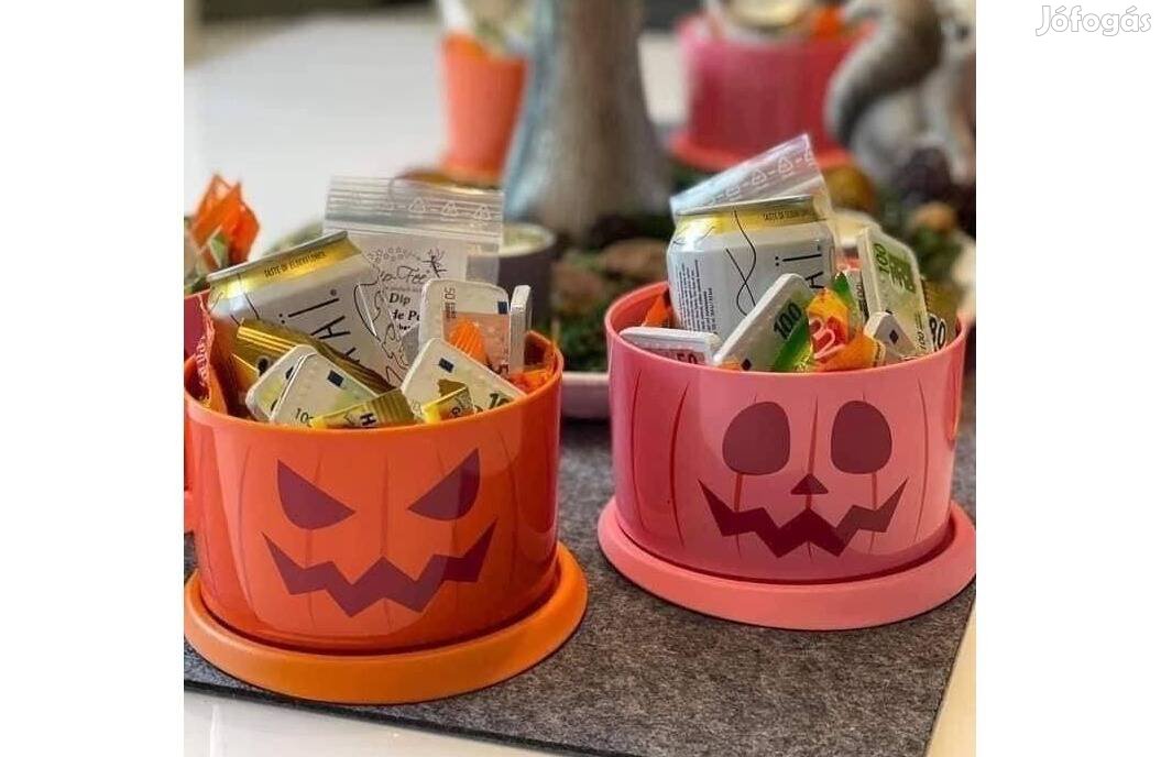 Halloweenre Tupperware 2db-os tároló szett Új, Bomba ár