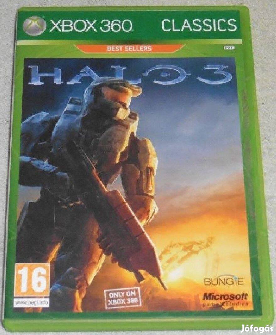 Halo 3. Gyári Xbox 360, Xbox ONE, Series X Játék Akár Féláron