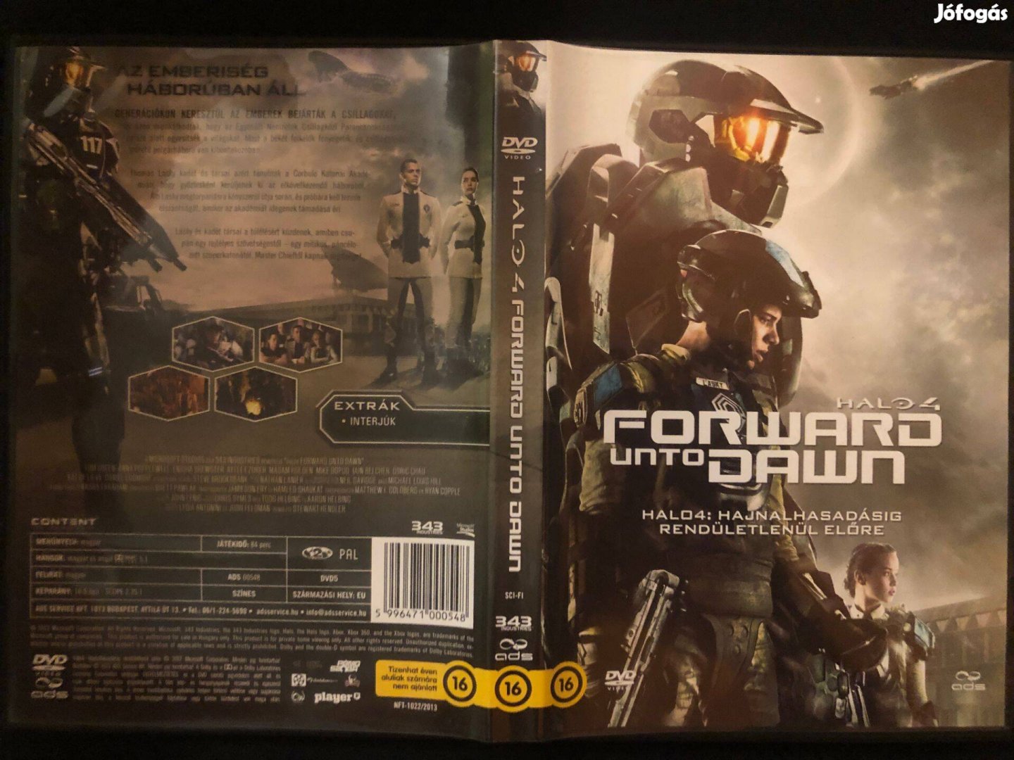 Halo 4. Hajnalhasadásig rendületlenül előre DVD (Tom Green)