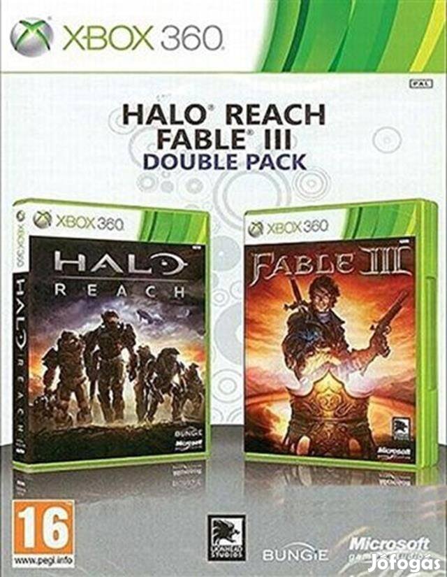 Halo Reach + Fable 3 eredeti Xbox 360 játék