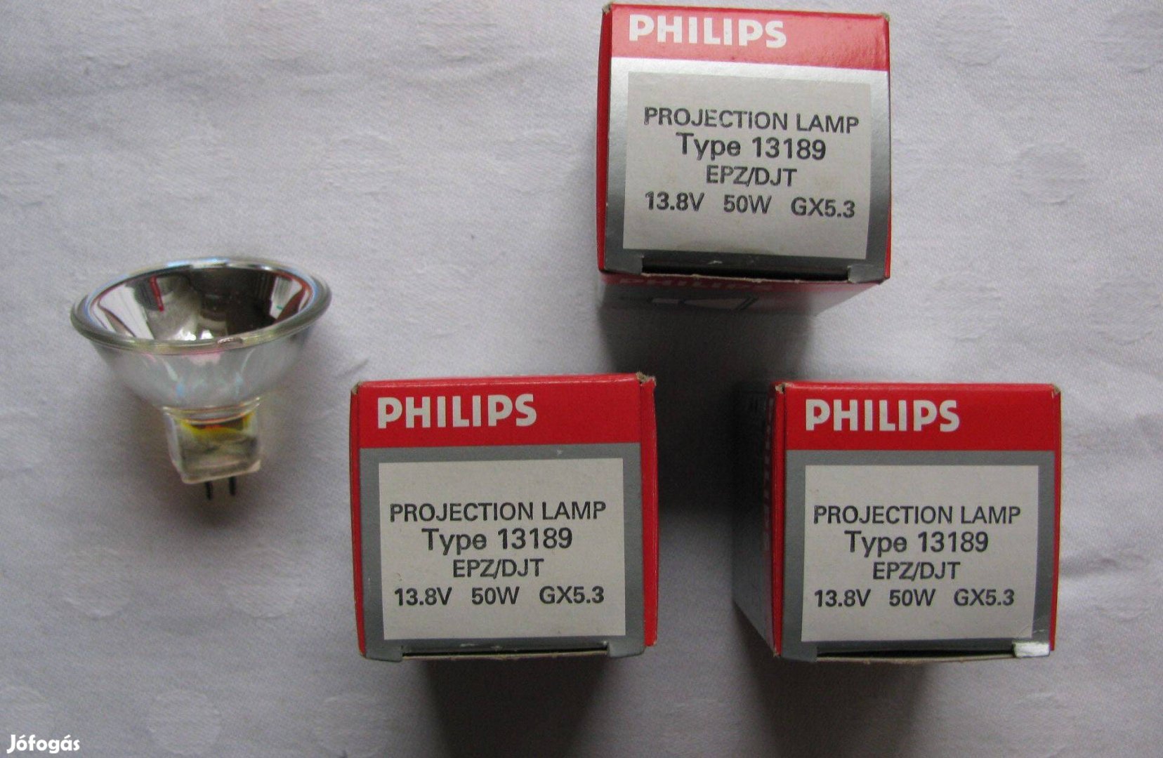 Halogén projektor izzó Philips márkájú 13189 típusú