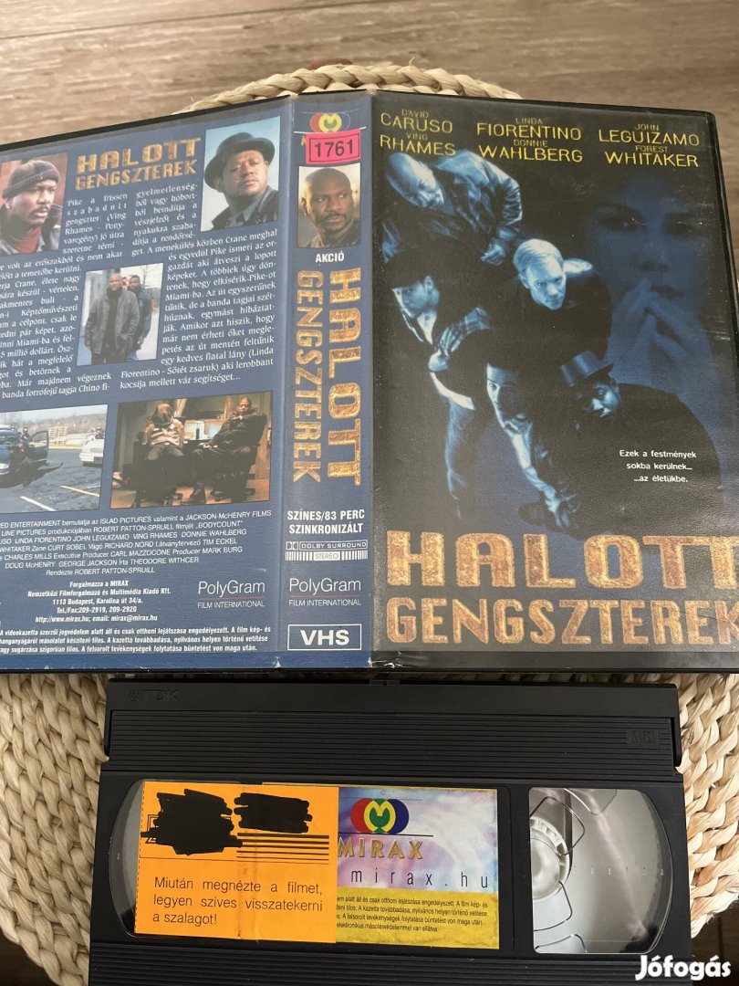 Halott gengszterek vhs film