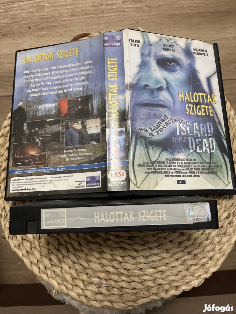 Halottak szigete vhs film