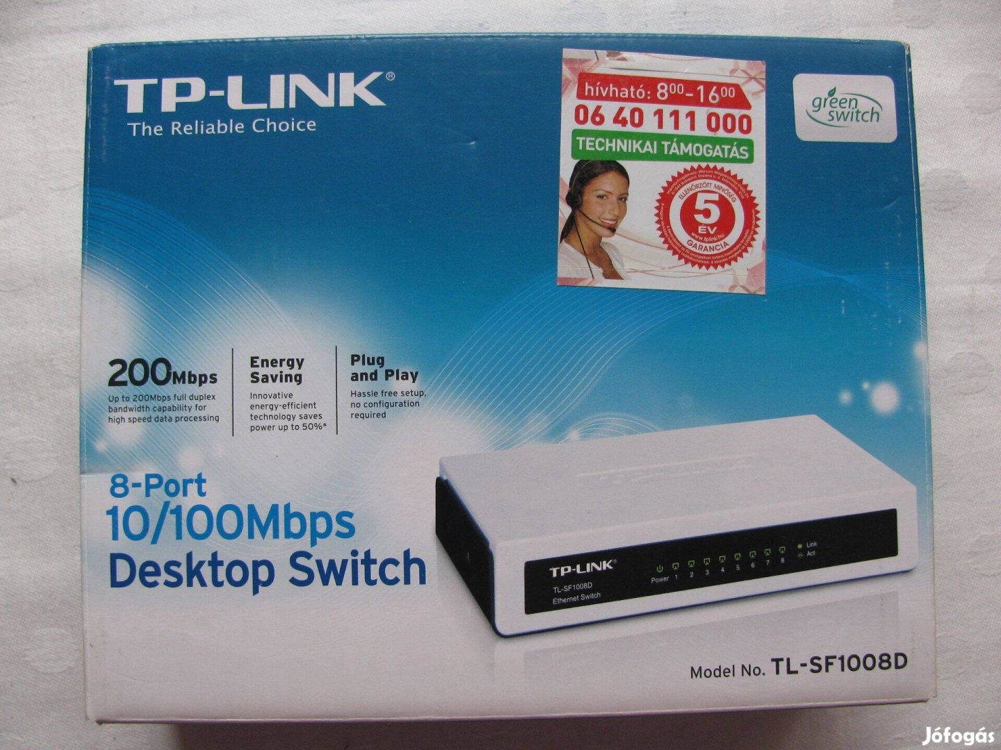 Hálózati Switch TL-SF1008D