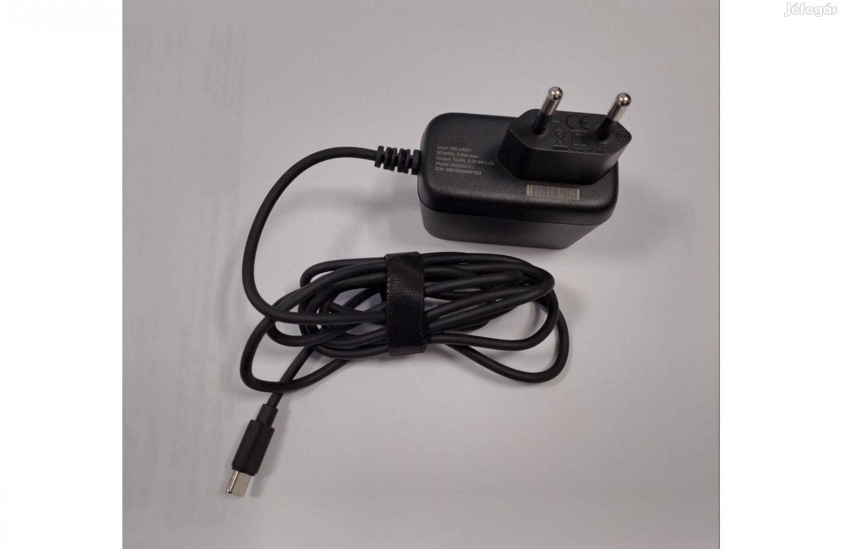 Hálózati adapter USB-C 5V 2A 10w, telefon töltő