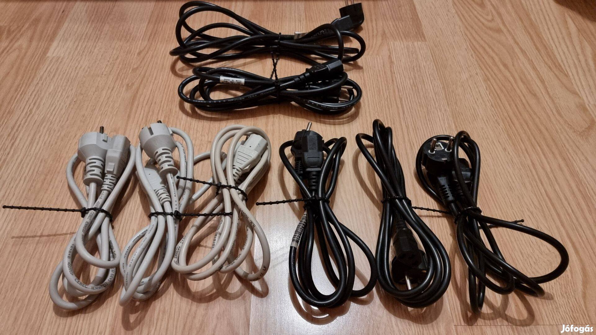 Hálózati tápkábel PC kábel 230V