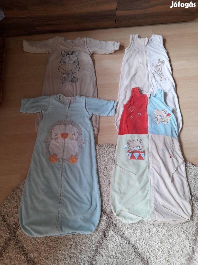 Hálózsák kétrétegű levehető ujju újszerű CA Disney Baby