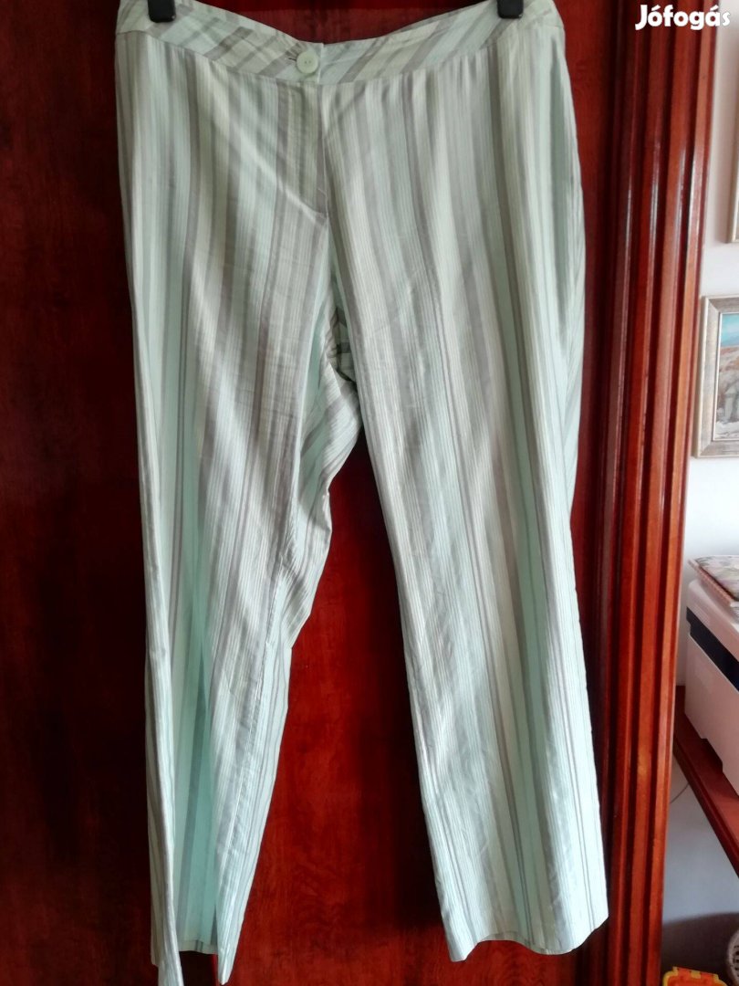 Halványzöld nyári nadrág, 42-44-es méret