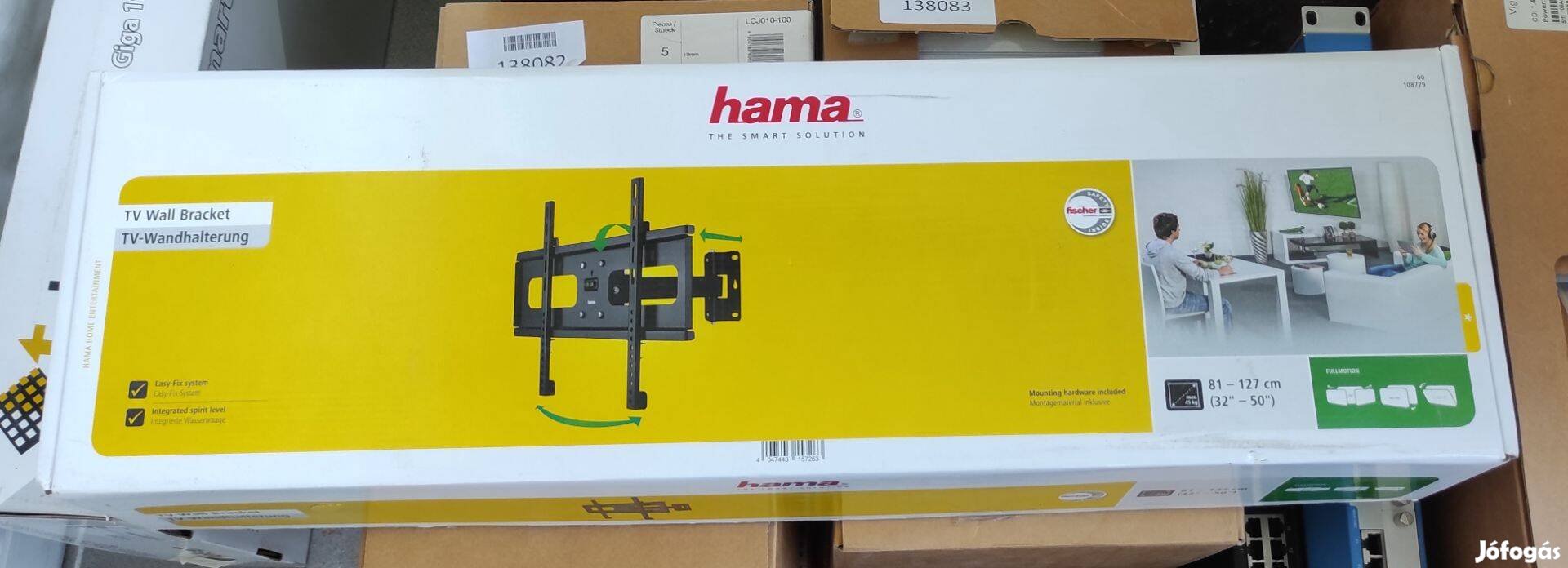 Hama 108779 tv fali tartó konzol, 81-127 cm