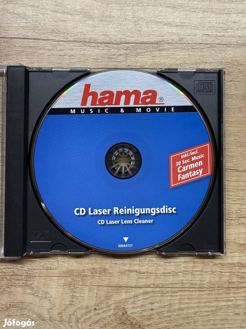 Hama 44721 CD Meghajtó Tisztító Lemez