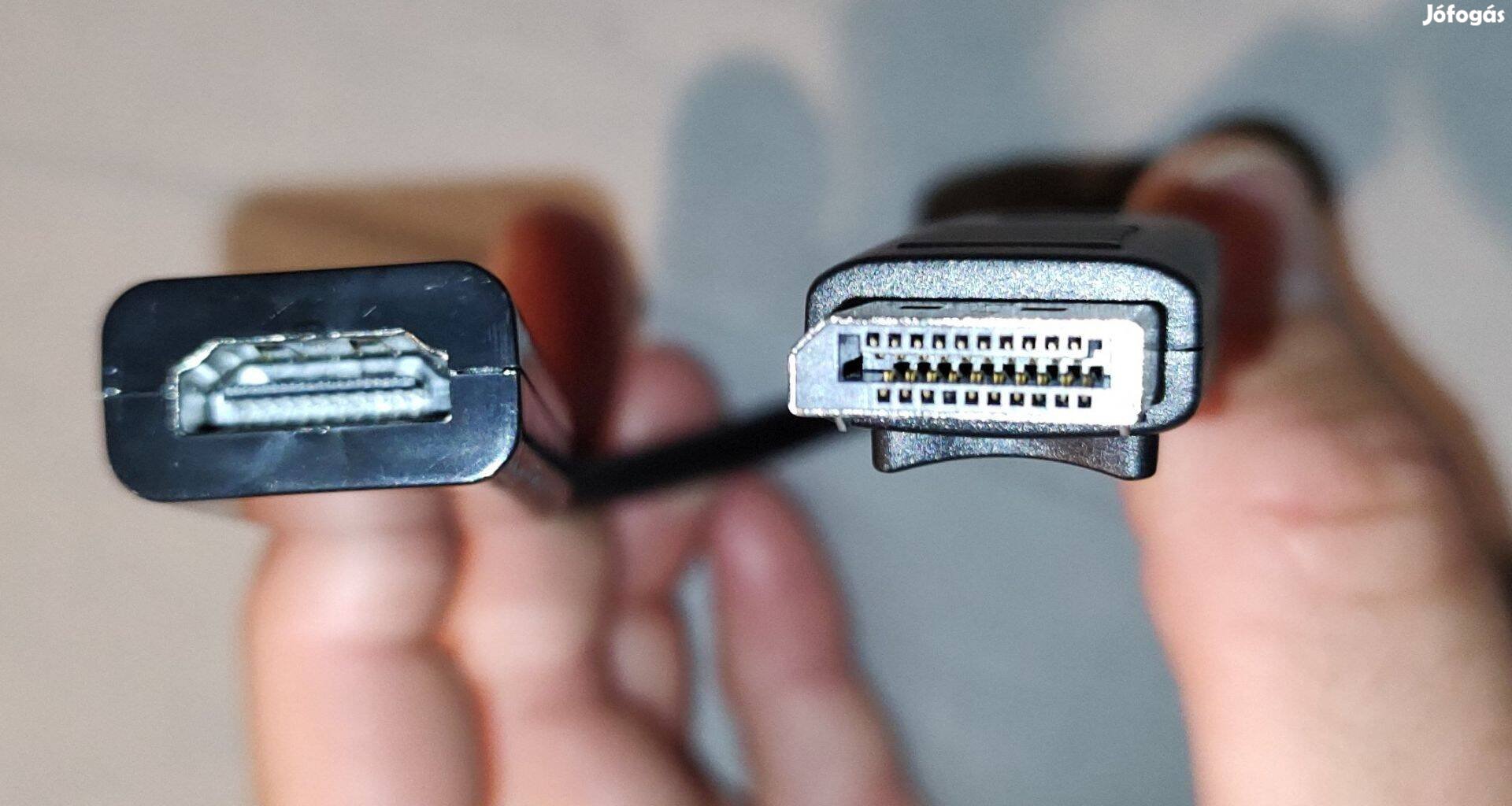 Hama HDMI - Display Port, DP átalakító